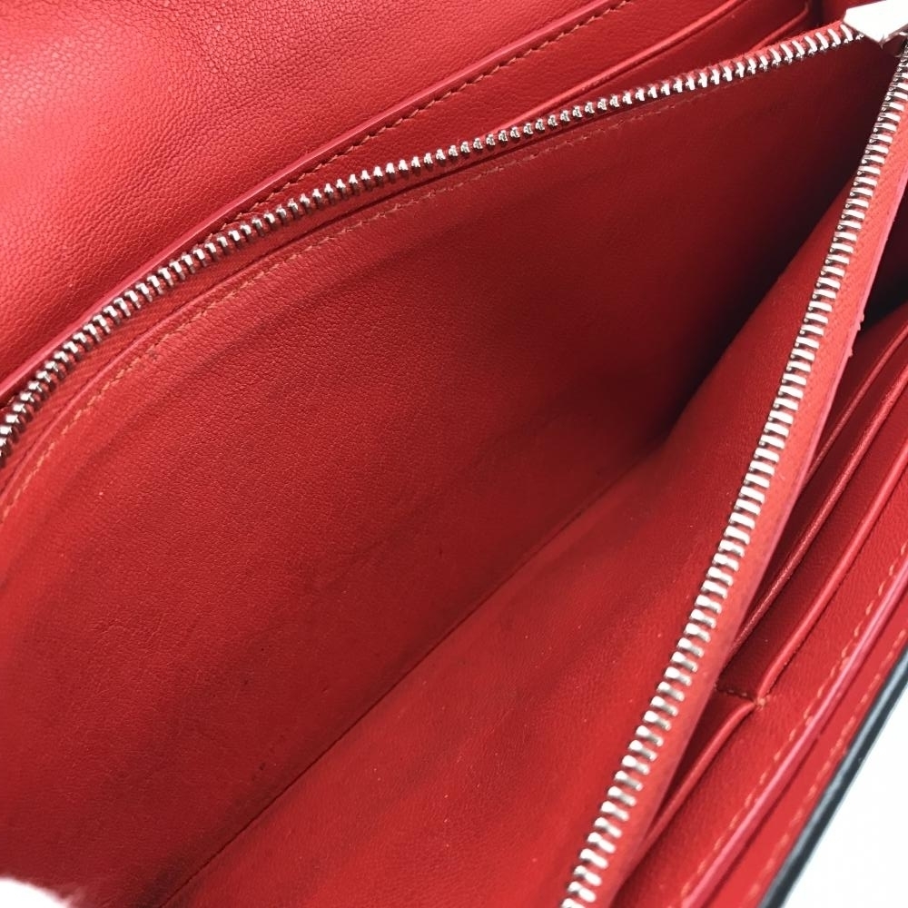 Celine Large Flap Multi-Function Long Wallet Leat… - image 7